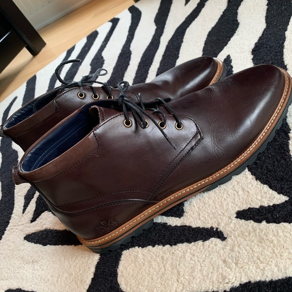 Mens Dark Brown Cole Haan Chukka Boots 